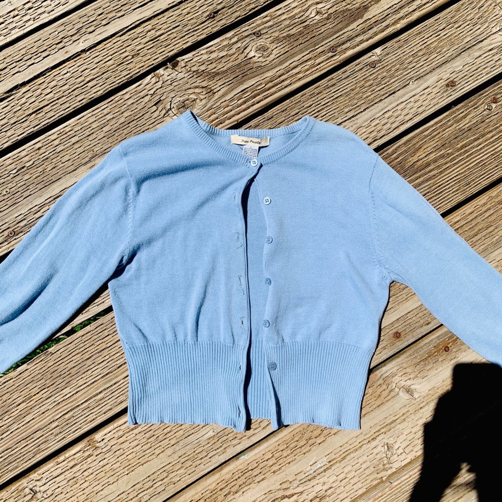 FREE PEOPLE blue cardigan💙✨